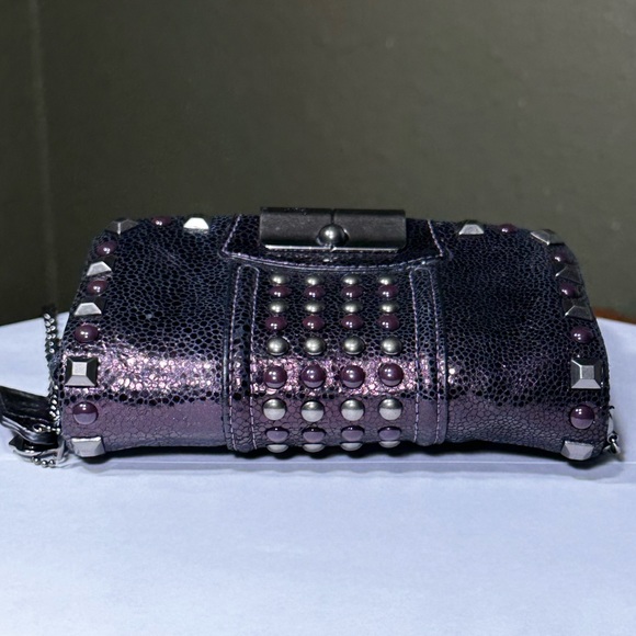 *RARE* COACH Kristin Studded Leather Crossbody - Picture 5 of 16